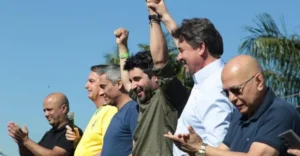 Bolsonaro percorreu cidades goianas, entre elas Rio Verde, Anápolis, Jataí, Aparecida e Goiânia. Foto: Reprodução