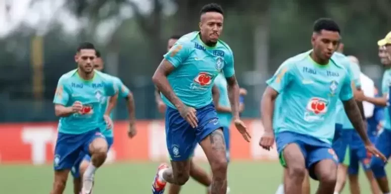 Beraldo, querido pelo treinador por causa da sua passagem no São Paulo, não foi bem nos testes antes da Copa América e isso acabou dando espaço ao seu concorrente direto | Foto: Rafael Ribeiro/CBF