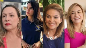 Na cidade ao lado, Senador Canedo, surge, de maneira contundente, o nome da suplente, a senadora Izaura Cardoso (PSD) | Fotos: Reprodução