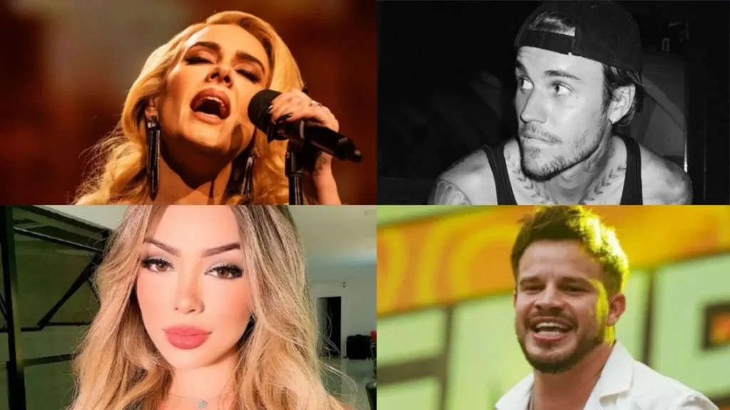 Nessa lista você vai encontrar grandes nomes da música brasileira e do cenário internacional. | Foto: Instagram