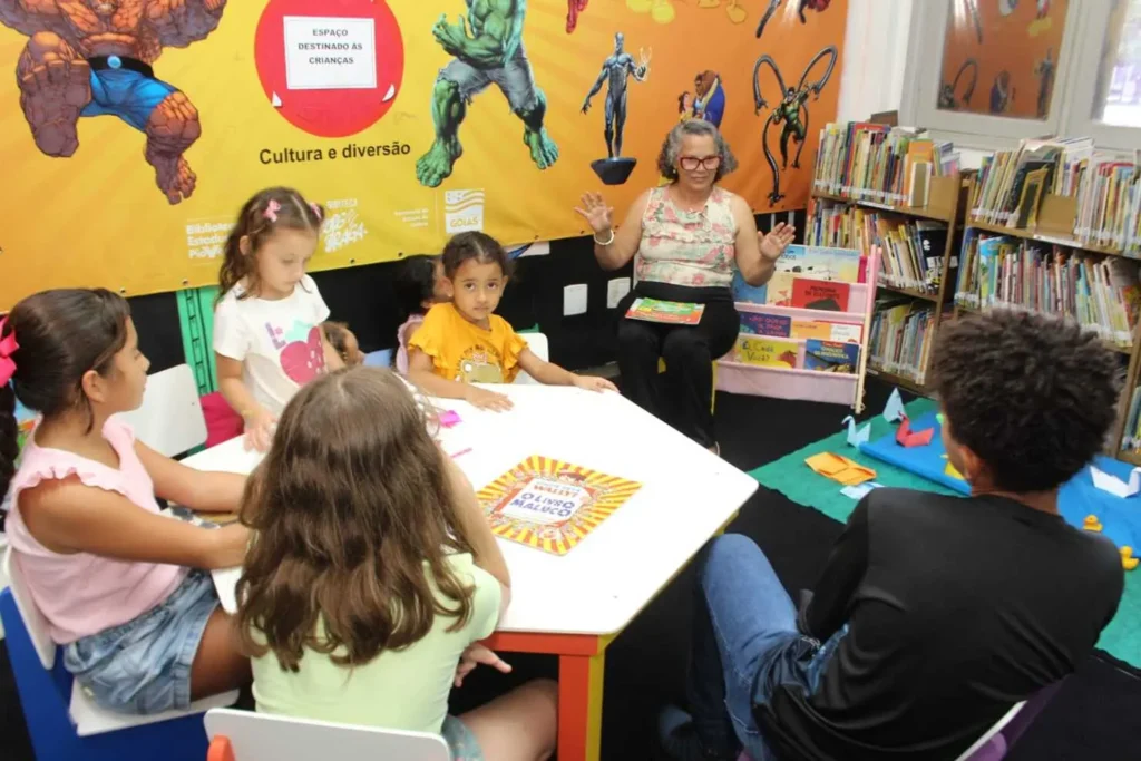Espaços mantidos pela Secult Goiás oferecem opções variadas de lazer e entretenimento para crianças e adolescentes durante as férias | Foto: Secult Goiás