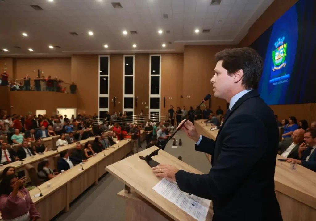 Daniel Vilela sobre nova Câmara de Aparecida: "Mais dignidade aos vereadores e à população" | Fotos: André Costa