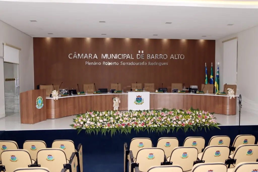 Promotor cita suspeita de irregularidades por causa da falta de ponto eletrônica na Câmara Municipal | Foto: Câmara de Barro Alto
