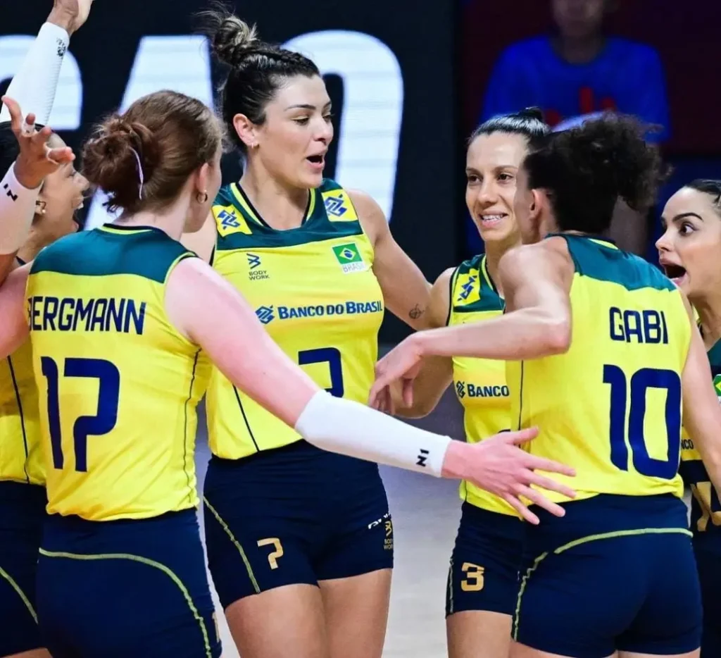 Brasil chega a oito vitórias seguidas na Liga das Nações feminina