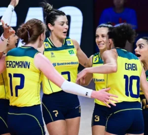 Brasil chega a oito vitórias seguidas na Liga das Nações feminina