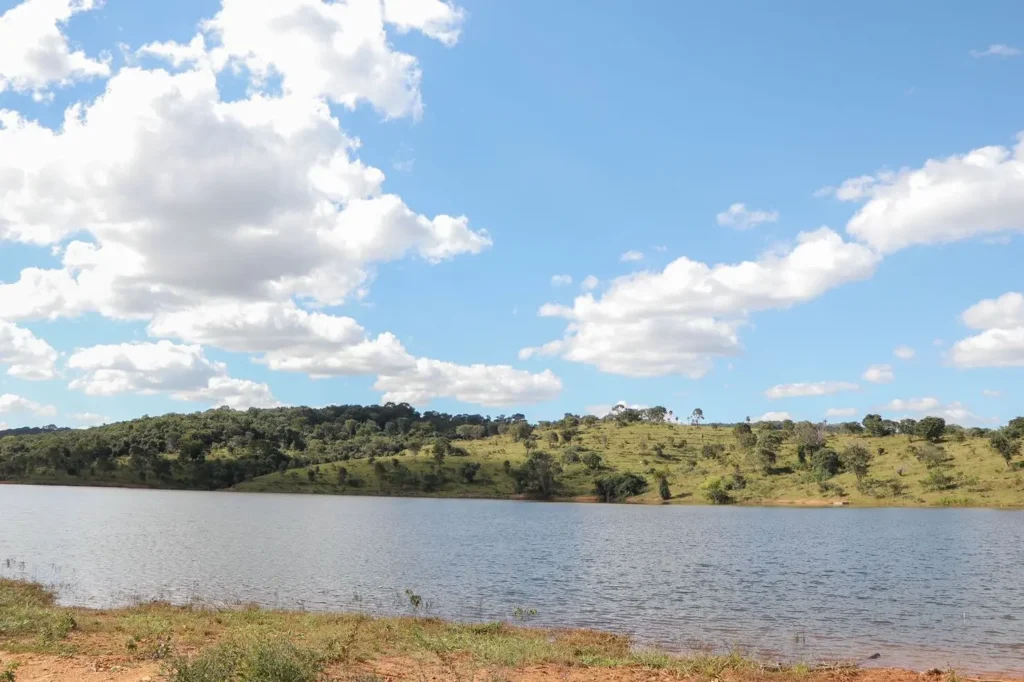 Senador Canedo inaugura represa de 458 milhões de litros|Senador Canedo inaugura represa de 458 milhões de litros