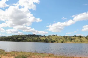 Senador Canedo inaugura represa de 458 milhões de litros|Senador Canedo inaugura represa de 458 milhões de litros