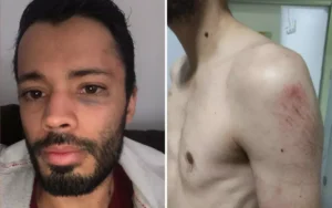 OI vereador Moisés, diz denúncia do MP,  compareceu à garagem da prefeitura para filmar festa após receber uma informação | Foto: Reprodução
