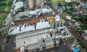 Segundo a Defesa Civil, uma pessoa ficou ferida | Foto: Casa Civil RS/Divulgação