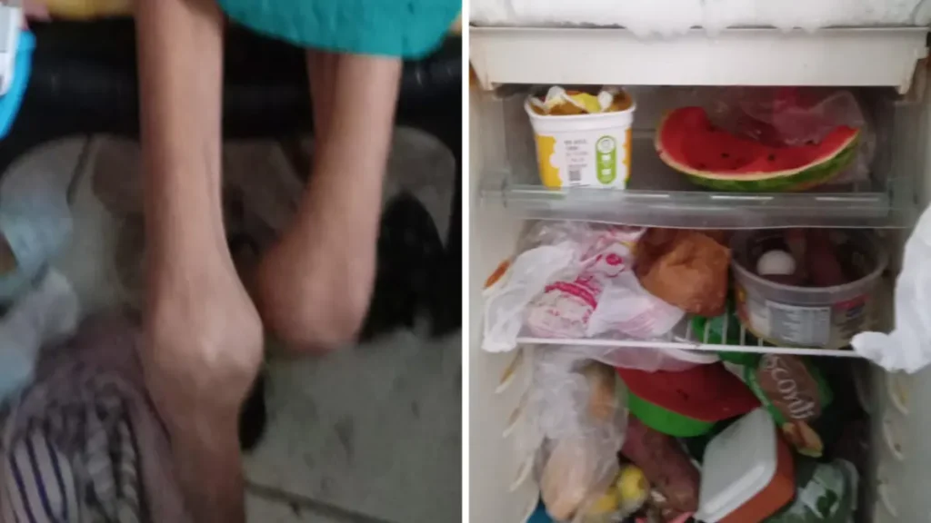 A vítima, uma idosa de 91 anos, foi encaminhada ao hospital em estado gravíssimo de desnutrição I Foto: Divulgação/PCGO