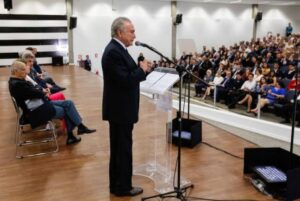 Temer exalta em discurso a independência entre os poderes e a soberania popular