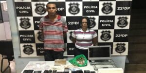 Casal preso com drogas negocia carro roubado por aplicativo