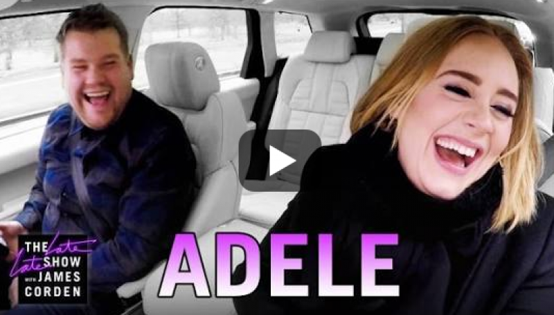 Vídeo com Adele é o mais bombado de 2016