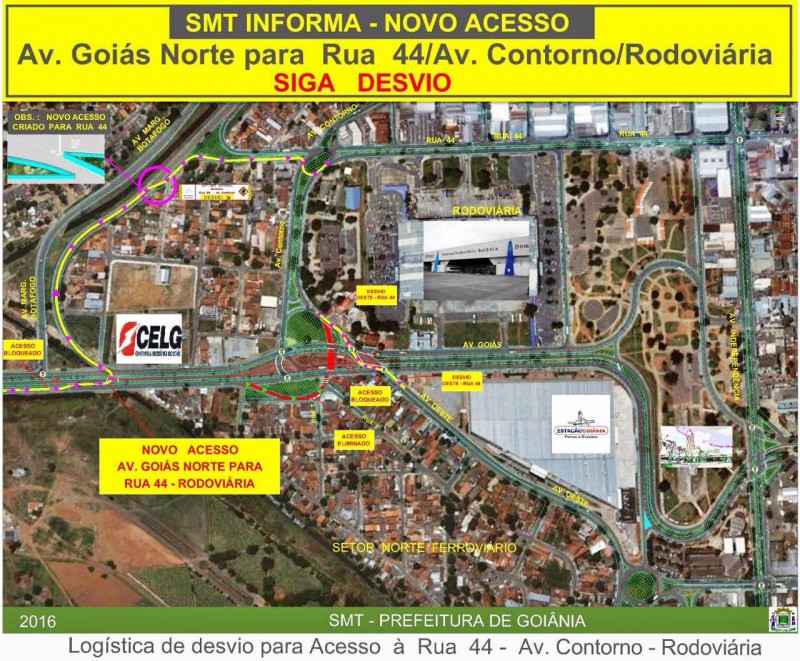 Novo acesso para Rua 44 e região será liberado amanhã