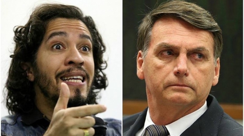 Jean Wyllys cospe em Bolsonaro durante votação do impeachment