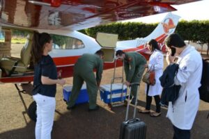 Corpo de Bombeiros realiza transporte de órgão para transplante de Santa Helena