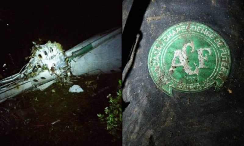 Chapecoense publica nota lamentando tragédia com avião