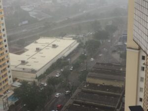 Volta da chuva ameniza calor