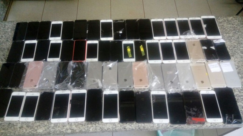 Iphones roubados em SP e Paraná são apreendidos em Itumbiara