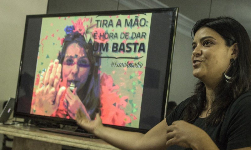 Mulheres lançam marchinha e campanha contra assédio no Carnaval