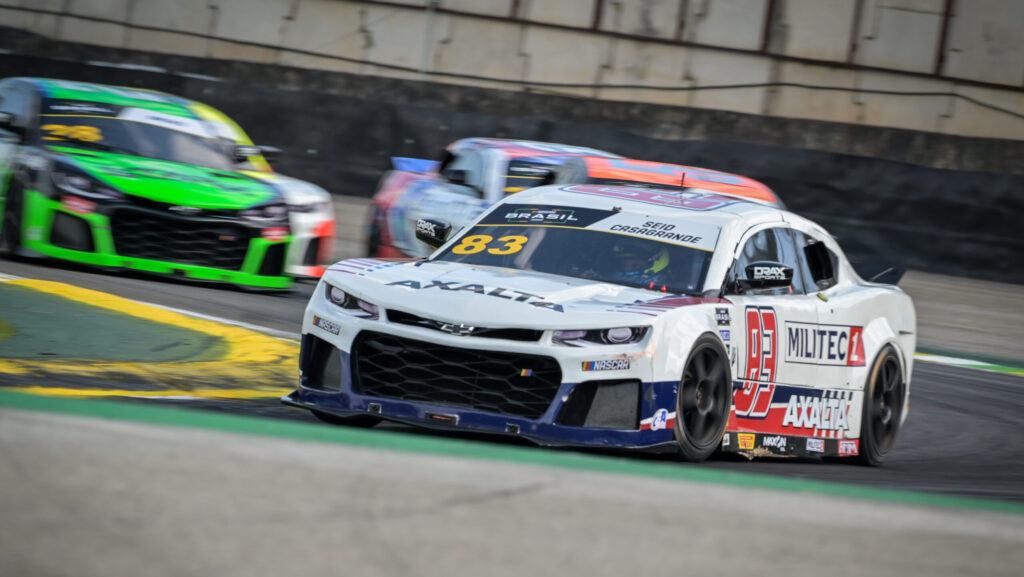 A quinta etapa da NASCAR Brasil realizada no Autódromo de Interlagos, na última semana, foi muito positiva para Gabriel Casagrande e Alex Seid