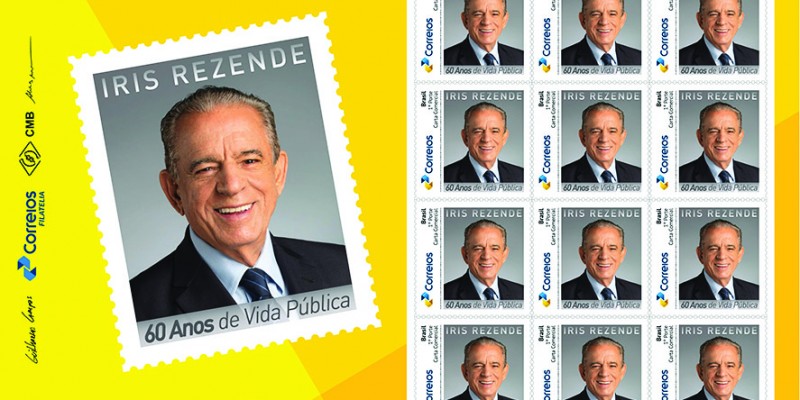 Selo lembra vida pública de Iris