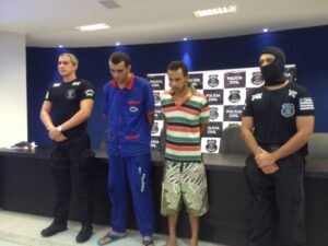 Polícia Civil apresenta acusados de roubo no Alphaville Flamboyant