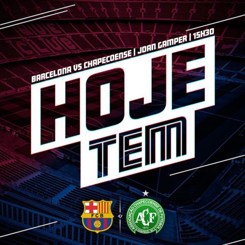 Volta de Ruschel e homenagens: Barcelona vs Chapecoense será ‘Mais que um Jogo’