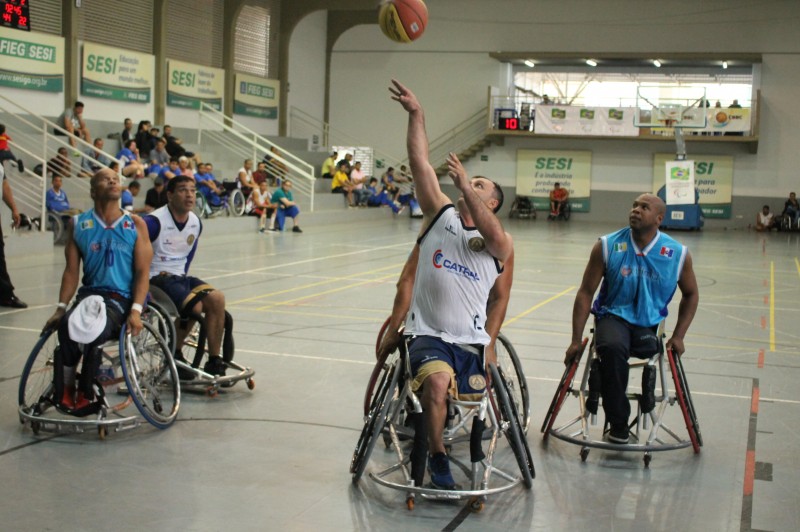 Equipe goiana é campeã brasileira de basquete em cadeira de rodas