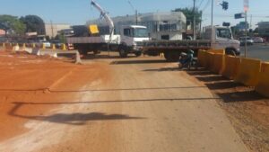 Trânsito recebe readequações em trechos das obras do BRT