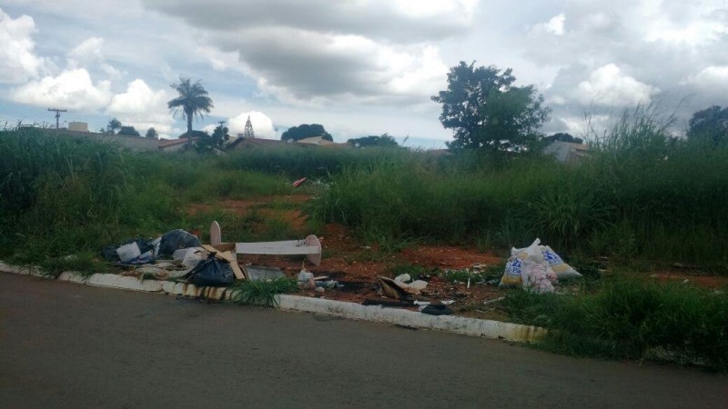 Entulho e mato alto dominam bairros do leste de Goiânia