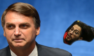 Cusparada de Jean Wyllys em Bolsonaro vira jogo