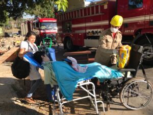 Incêndio destroi casa de pessoas com necessidades especiais