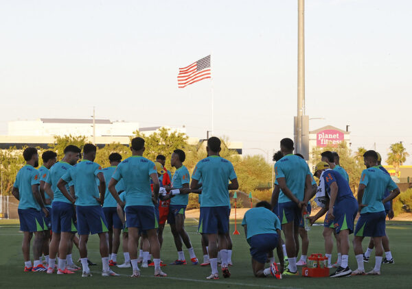 Copa America Brasil treina para jogo decisivo contra a Colombia