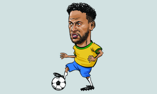 Neymar Caricatura 04 06 2021