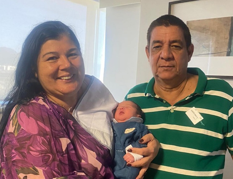 Nasce Vittorio, sexto neto de Zeca Pagodinho