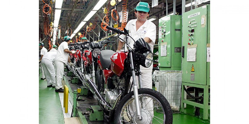 Venda de motocicletas cresce 12