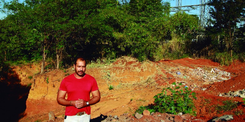 Erosão no Recanto das Emboabas ameaça subestação de energia