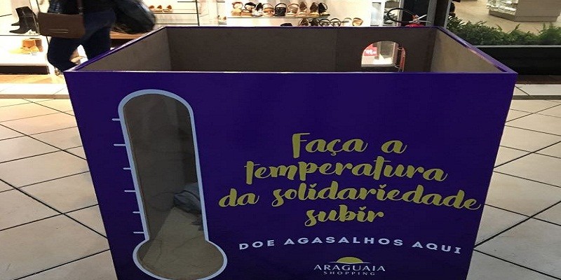 Shopping de Goiânia realiza campanha de doação de agasalhos