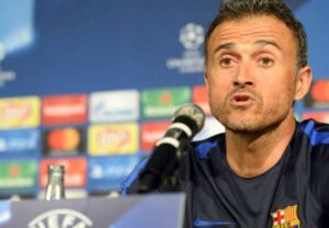 Neymar lamenta saída de Luis Enrique