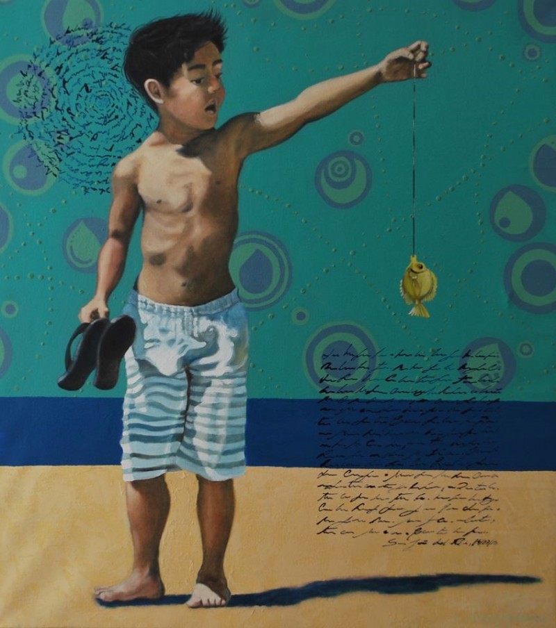 Amor incondicional sobre tela