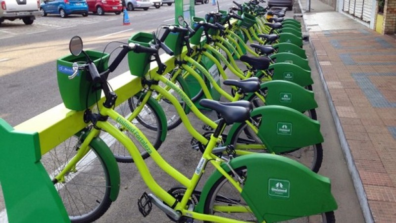 Projeto de bicicletas compartilhadas é inaugurada na capital