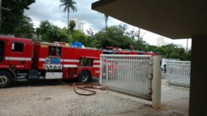 Incêndio de grandes proporções atinge unidade da PUC