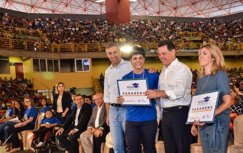 "A Bolsa Universitária mostra o potencial de Goiás" diz Marconi Perillo