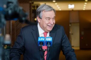 António Guterres prega ano de paz no planeta