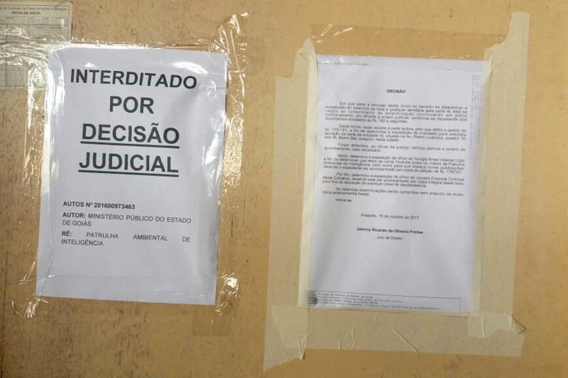 Entidade que atuava como órgão de fiscalização ambiental é interditada