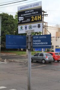 Goiânia receberá  novas placas de rua