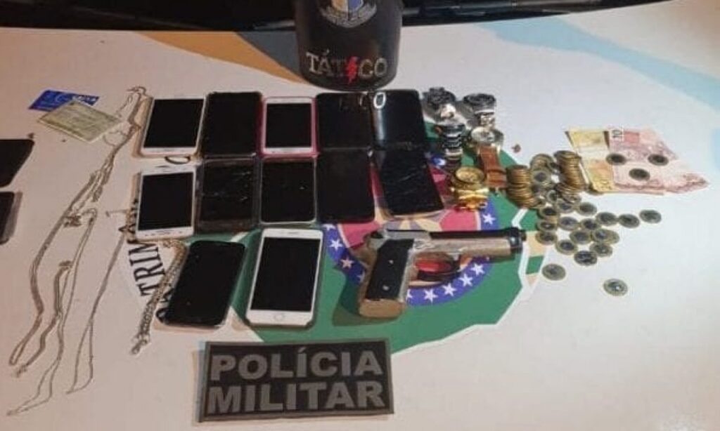 Grupo especializado em roubo de celulares é preso pela PM