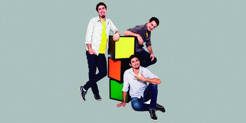 Jogo de improvisação com a plateia em a Cia. Os Barbixas