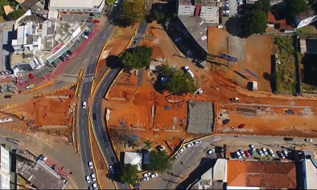 Sentido sul do viaduto da Avenida 136 será concretado neste sábado (27)